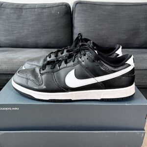 Nike Dunk Low Retro Black  Panda 2.0 White Reverse DV0831-002 Men's Size 13